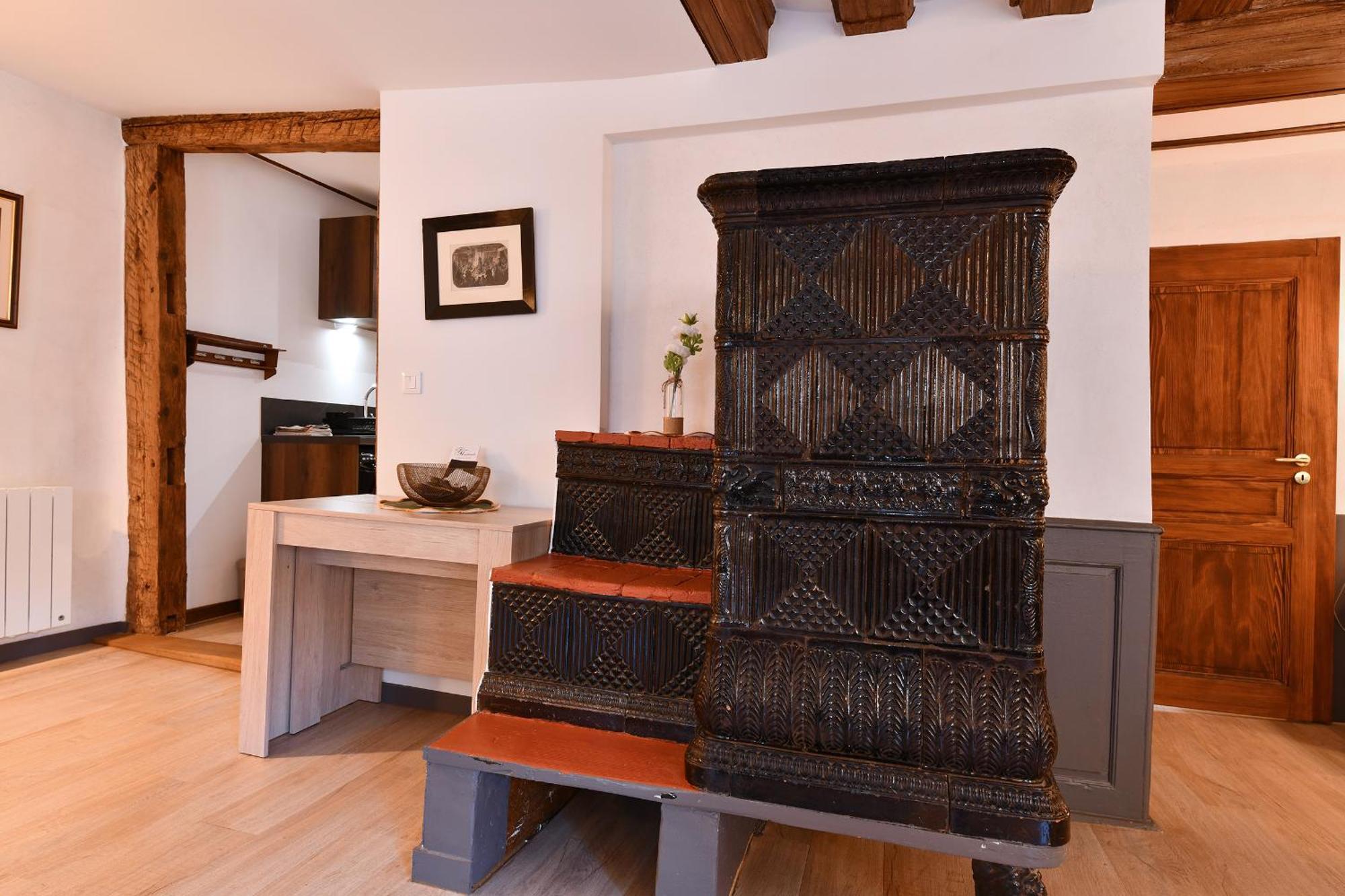 Gite Entre Vignes Et Vergers Maison Historique Gueberschwihr Esterno foto