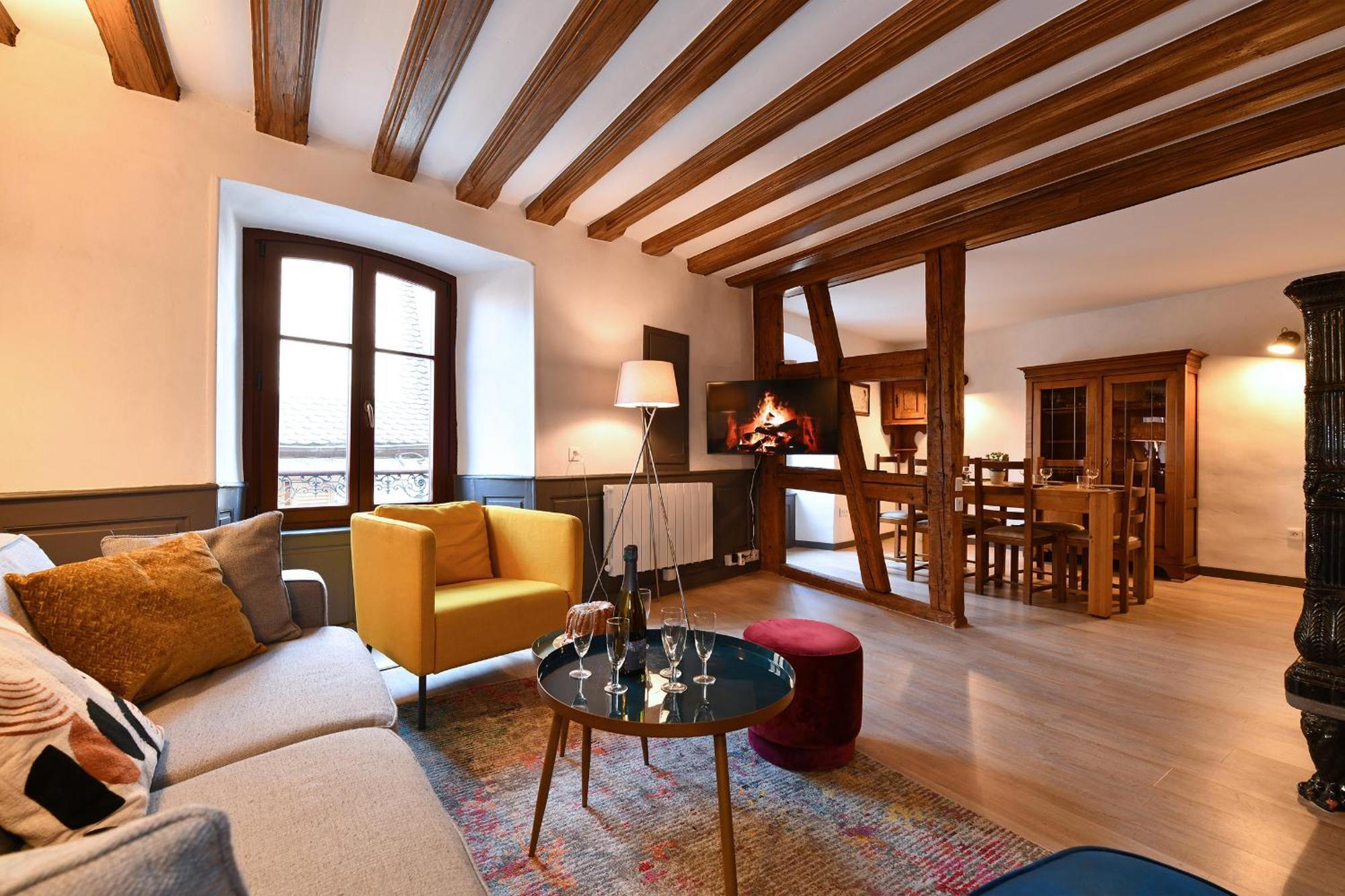 Gite Entre Vignes Et Vergers Maison Historique Gueberschwihr Esterno foto