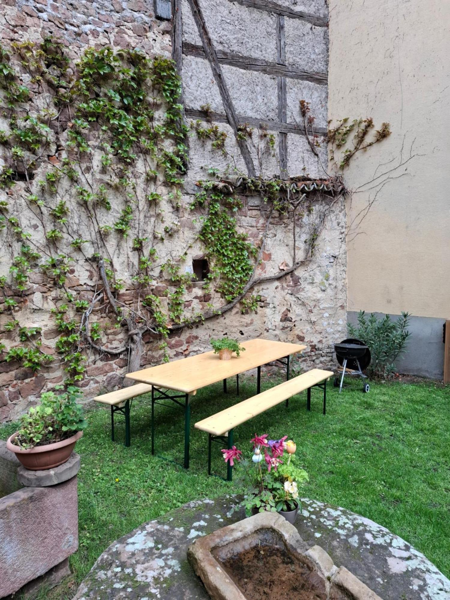 Gite Entre Vignes Et Vergers Maison Historique Gueberschwihr Esterno foto